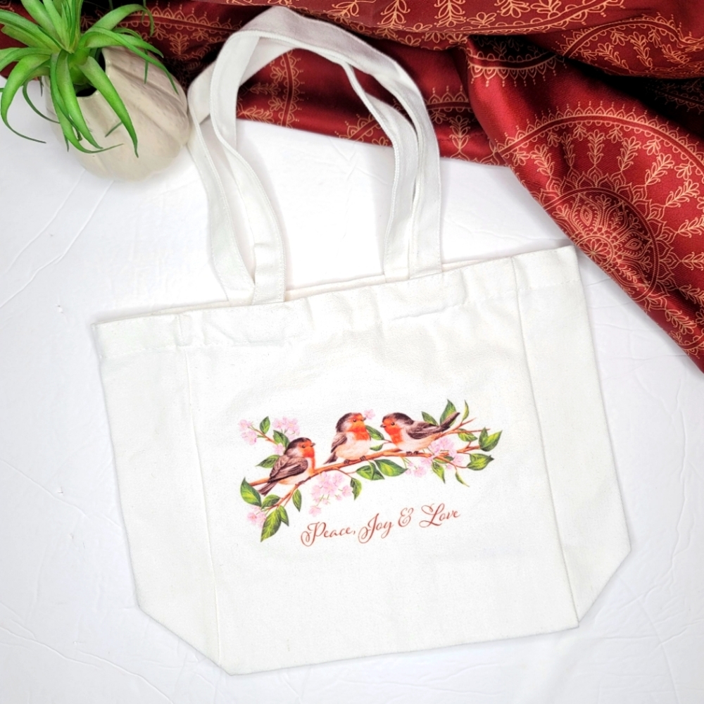 Peace, Joy & Love Tote Bag